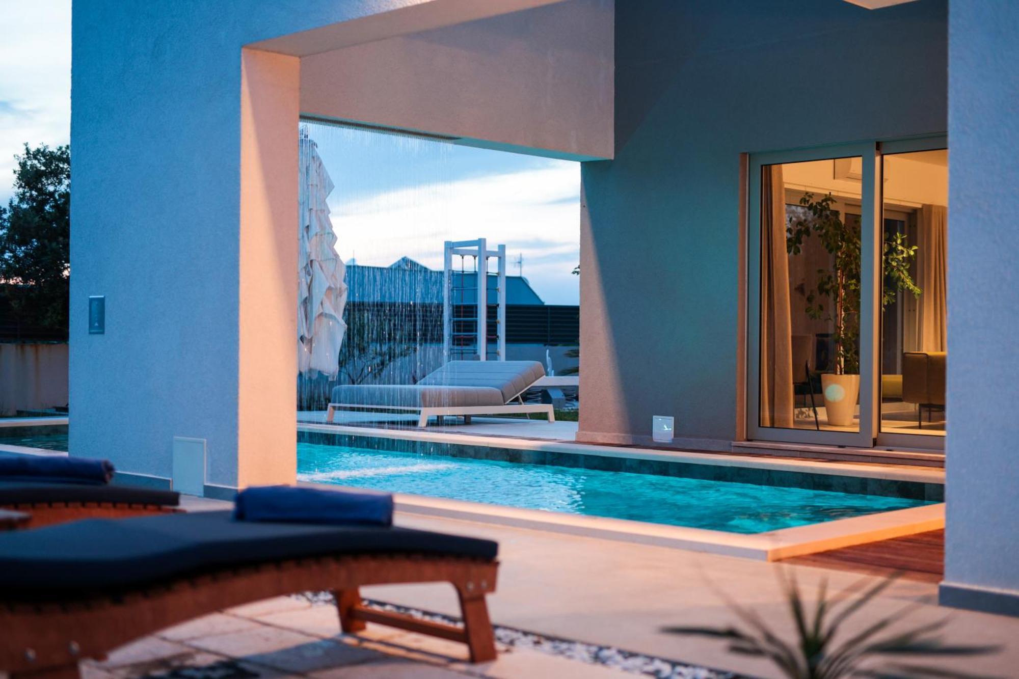 Luxury House Natanel Villa Skrip Bagian luar foto